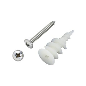   Csavarmenetű műanyag gipszkarton dűbel 14x22mm + csavar (6 db/csomag)