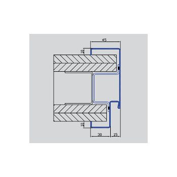 1000x2000/100 Domoferm acéltok gipszkarton falba