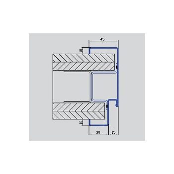 875x2125/125 mm Domoferm acéltok gipszkarton falba.