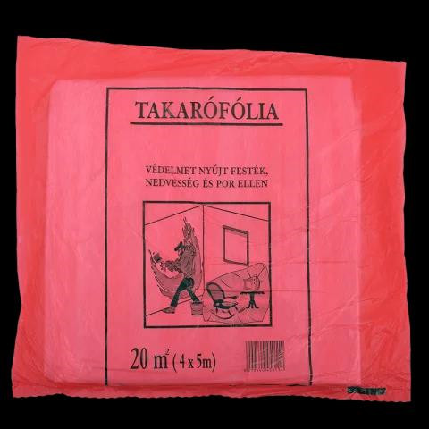 Takaró fólia 4x5m 20m2 vékony fólia