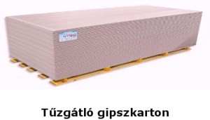 Knauf Tűzgátló karton 1250x2000x12.5 mm