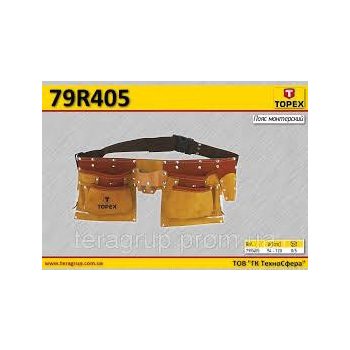 Bőr szegtáska 11 zsebes TOPEX79R405