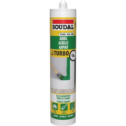 Soudal TURBO  Akryl fehér 280ml