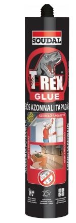 Soudal T-REX GLUE szerelő ragsztó ,erős azonnali tapadás 380g